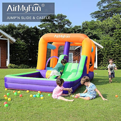 Casa De Rebote Inflable Airmyfun, Tobogán Inflable Para Niño