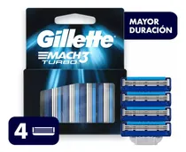 Comprar Blíster 4 Cartuchos Gillette Mach3 Turbo 