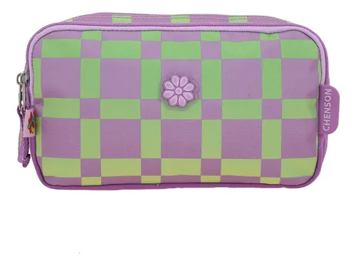 comprar Lapicera Estuche Chenson Happy Girl Tare Lila Doble Cierre