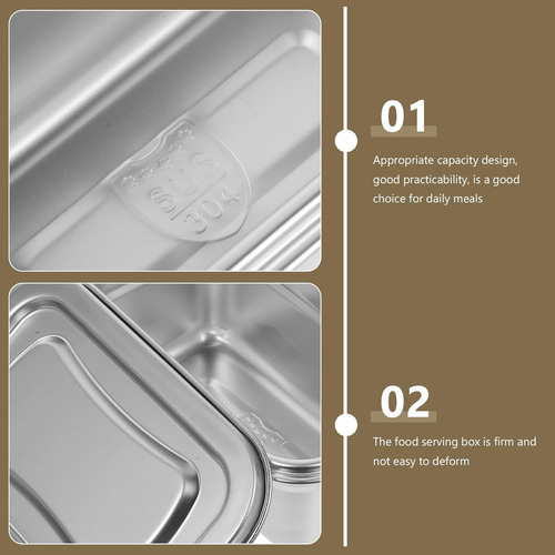 Contenedor De Almacén De Acero Inoxidable - Mini Caja De Sop