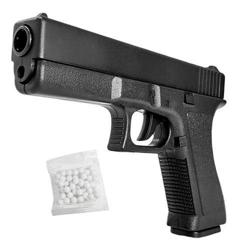 Imagen 1 de 9 de Pistola Airsoft Glock 17 Black 6 Mm Replica Resorte