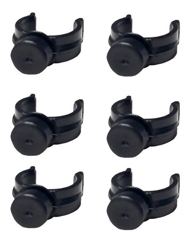 Kit 6 Clips 13mm Para Filtro Externo Canister Jebo 835 E 838