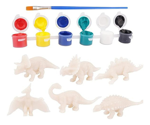 Kit De Pintura Creativa Pinta Dinosaurio