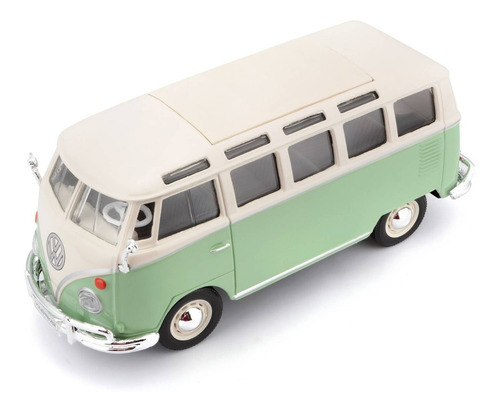 Volkswagen Combi Maisto Escala 1/24 Abre Puerta Tapa Y Techo