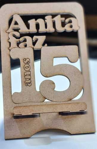 30 Porta Celular Personalizado Para Brinde Mdf Cru