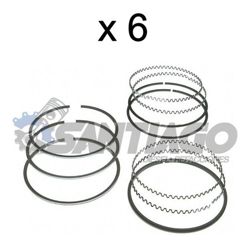 Anillos Para Pistón Motor 6v92 Detroit Serie 92 23524349