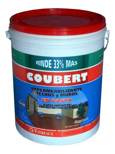 Membrana Liquida Coubert Techo/muro Impermeabilizante 4l M M