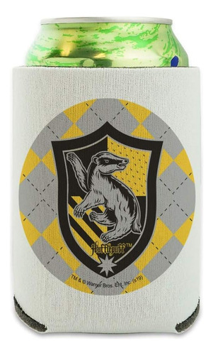 Harry Potter Hufflepuff Plaid Sigil Enfriador De Lata, ...