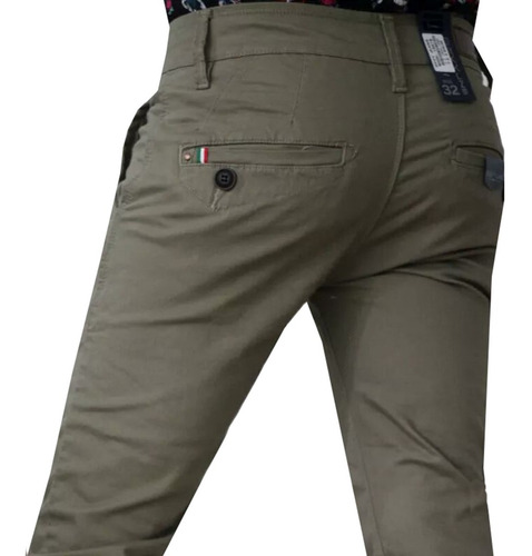 Pantalón Hombre De Vestir Slim Fit De Moda A