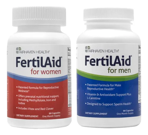 Fertilaid For Men And Women Combo Suplementos Vitamínicos De Fertilidad Masculina Y Femenina
