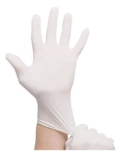 Luva De Látex Branca Com Pó Inoven Tamanho P Kit 3
