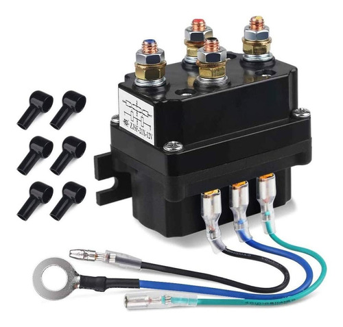  Actor De Relé Solenoide De Cabrestante De 12v 250a Co...