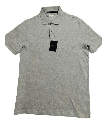 Polo Dkny Plomo Con Cuello Hombre M