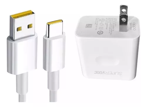 Cargador OPPO Power Adaptor Supervook 4.0 65W Blanco - Cargador para  teléfono móvil