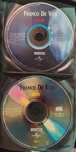 Combo De 2 Cds De Franco De Vita # Ayer Y Hoy