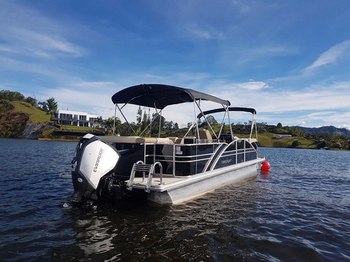 Pontoon Boat Starcraft Mx23c Motor Evinrude G2 150hp