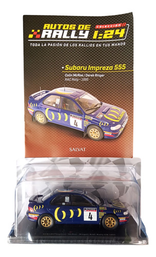 Autos Rally Wrc Esc 1:24 Salvat N° 23 Subaru Impreza 555