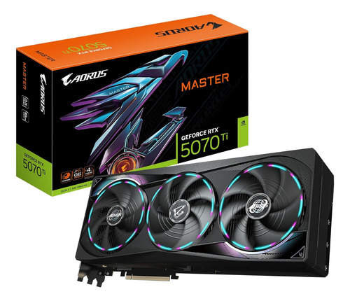 Vga Gigabyte Aorus Geforce Rtx 5070 Ti Master 16gb Gddr7