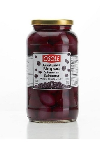 Aceituna Negra Entera Osole 840 Gr - 200002642 - 12 Unid