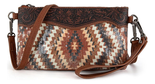 Cartera Montana West Crossbody A Importada Original Marrón