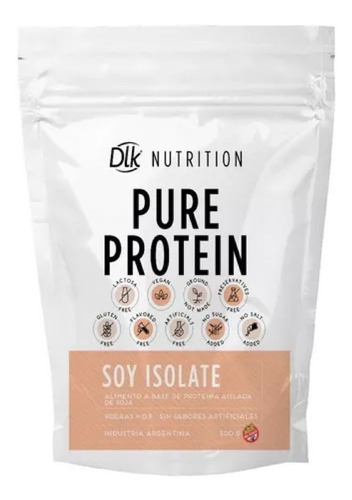 Proteína Aislada De Soja Pure Protein 1/4 Kg Soy Isolate Dlk