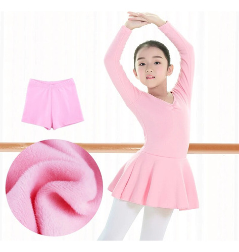 Vestido De Gimnasia De Ballet Para Niños De Invierno, Tr [u]