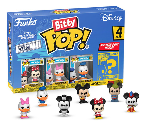 Funko Bitty Pop Disney - Minnie, Daisy, Donald E Mistery