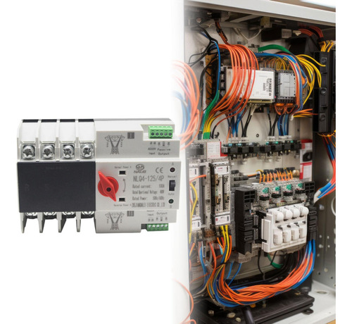 A Interruptor De Transferencia De Energía 100 A 4 Polos