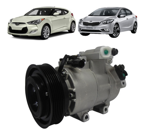 Compressor Ar Kia Cerato 1.6 2010 2011 2012 2013 - Novo 