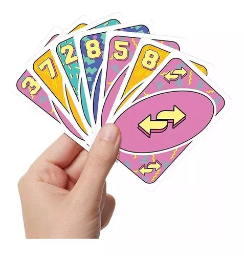 Jogo De Cartas Uno Iconic 90s Edição De 50 Anos Original