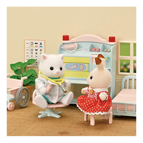 Calico Critters Village Doctor Starter Set Juego De Casa De