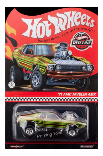 Hot Wheels Rlc Exclusive 71 Amc Javelin Amx Real Riders