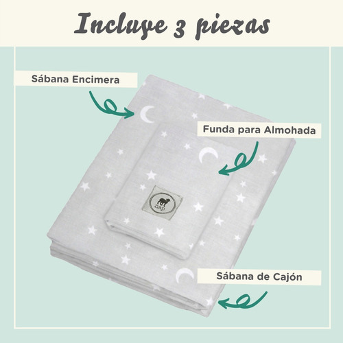 Juego Sábanas Cama Cuna Bebé 100% Algodón 3pz Rosa 95x140cm Color Rosa Claro Diseño De La Tela Liso