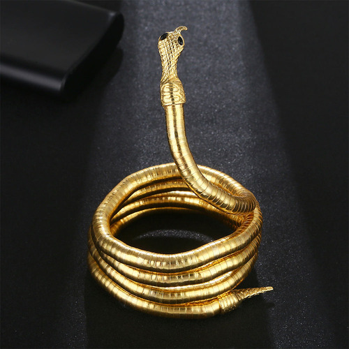 Pulsera Flexible Con Forma De Serpiente, Collar Flexible Y A