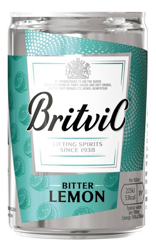 Bitter Lemon Britvic Lata X 150ml Inglaterra