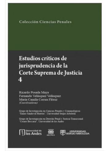 Libro Estudios Criticos 4 De Jurisprudencia De La Corte Sup