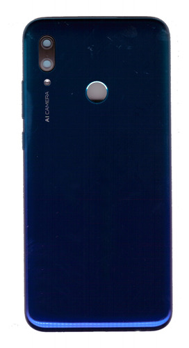 Tapa Posterior Compatible Con Huawei P Smart 2019 Azul