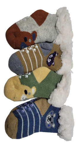 X1 Medias Calcetines De Invierno Chiporro Frio Niña - Niño