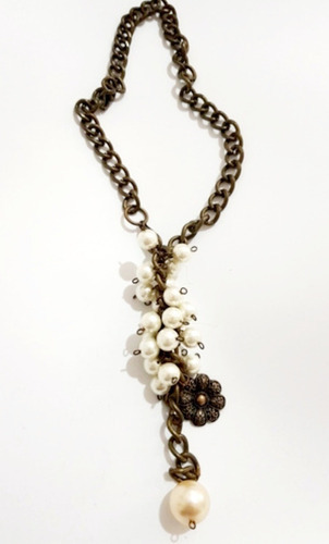 Hermoso Collar Con Perlas 