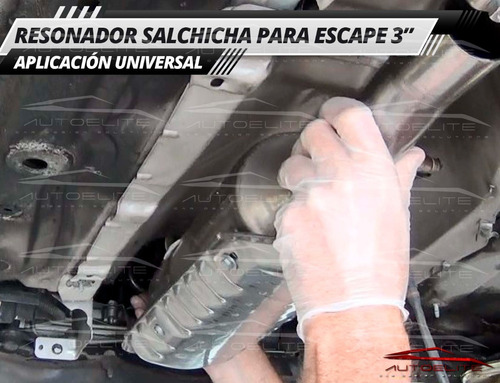 Imagen 7 de 10 de Resonador Deportivo Para Escape 3in Acero Acd Performance