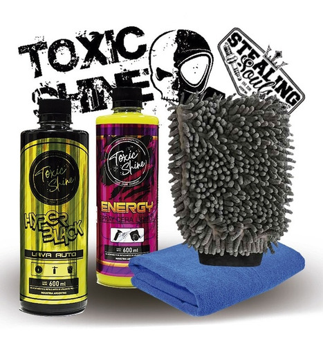 Toxic Shine | Kit Combo Lavado | Básico #30 | Shampoo + Cera