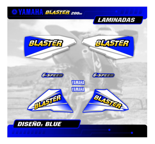 Kit Calcos - Gráfica Yamaha Blaster 200