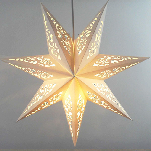 Linterna Papel Estrella: Estrella Decoracion Colgante Para