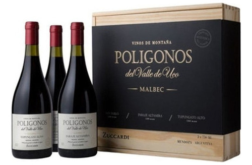 Poligonos Del Valle De Uco Vinos De Montaña Malbec Estuche