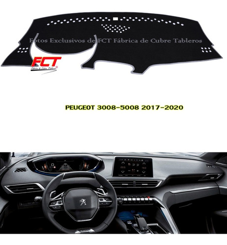 Cubre Tablero Peugeot 3008 - 5008  2019 2020 Fabrica Fct