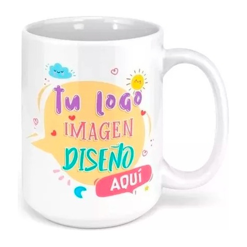 Tazon Taza Grande Sublimada Personalizada 15 Onzas