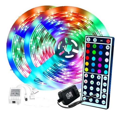 Tira De Led 20m Luces Neón Multicolor Para Cuarto [u]