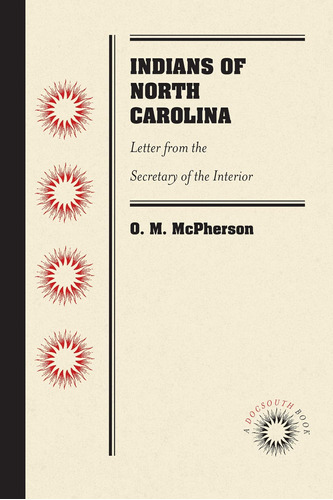 Libro: En Inglés Indios De Carolina Del Norte: Carta Del