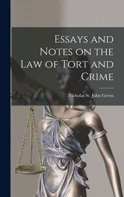 Libro Essays And Notes On The Law Of Tort And Crime - Gre...