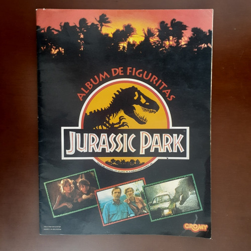 Album De Figuritas Jurassic Park Cromy 1993